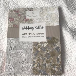 Vera Bradley Wedding Belles Wrapping Paper Book